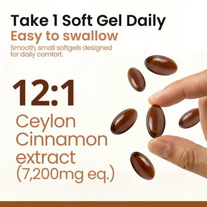 Metabolae Ceylon Cinnamon: 7200mg + MCT Oil